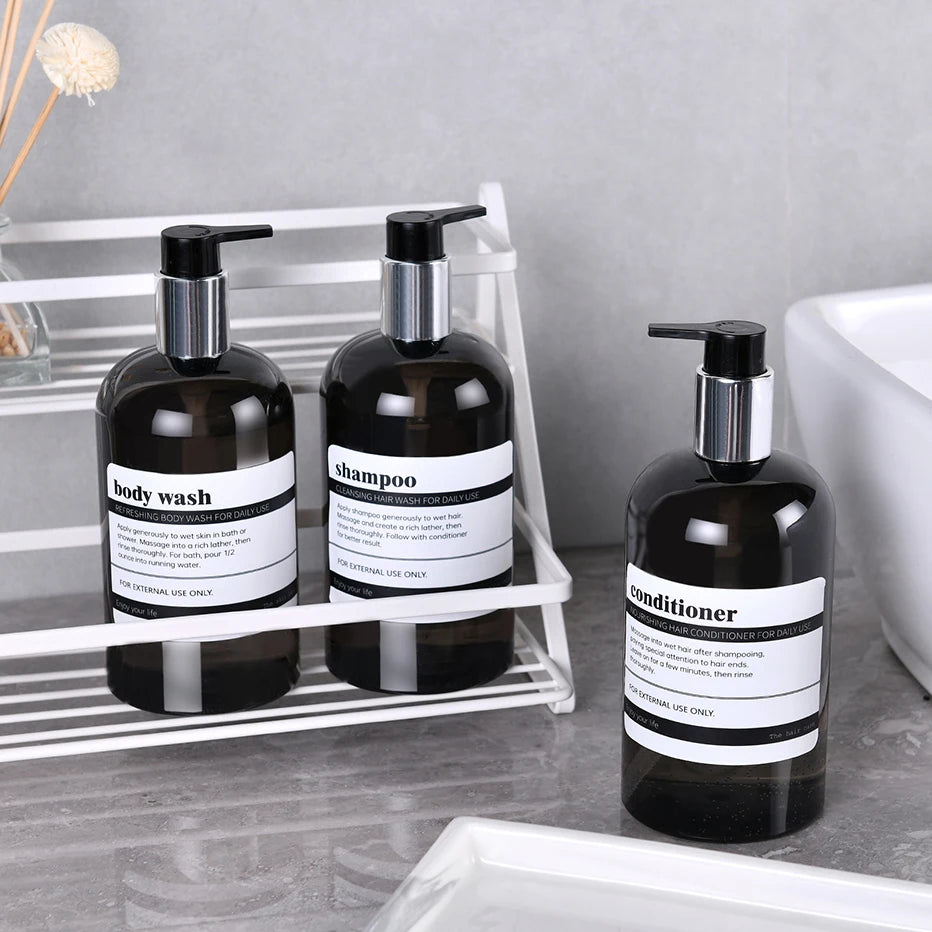 Waterproof Bathroom Bottle Label Set – product detail view 5