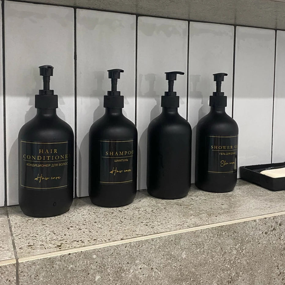 Waterproof Bathroom Bottle Label Set – product detail view 3