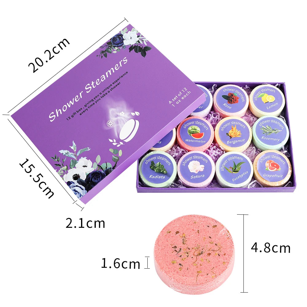 Aromatherapy Shower Steamers – 12 Pack – product detail view 2