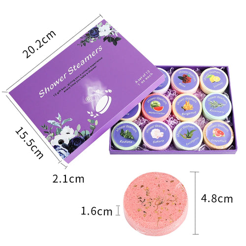 Aromatherapy Shower Steamers – 12 Pack – product detail view 2