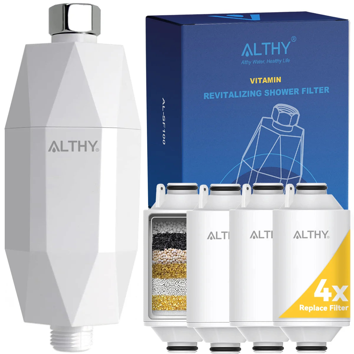 ALTHY SF100 Vitamin C Revitalizing Shower Filter Kit