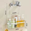 Hanging Shower Caddy with Hooks – product detail view 6