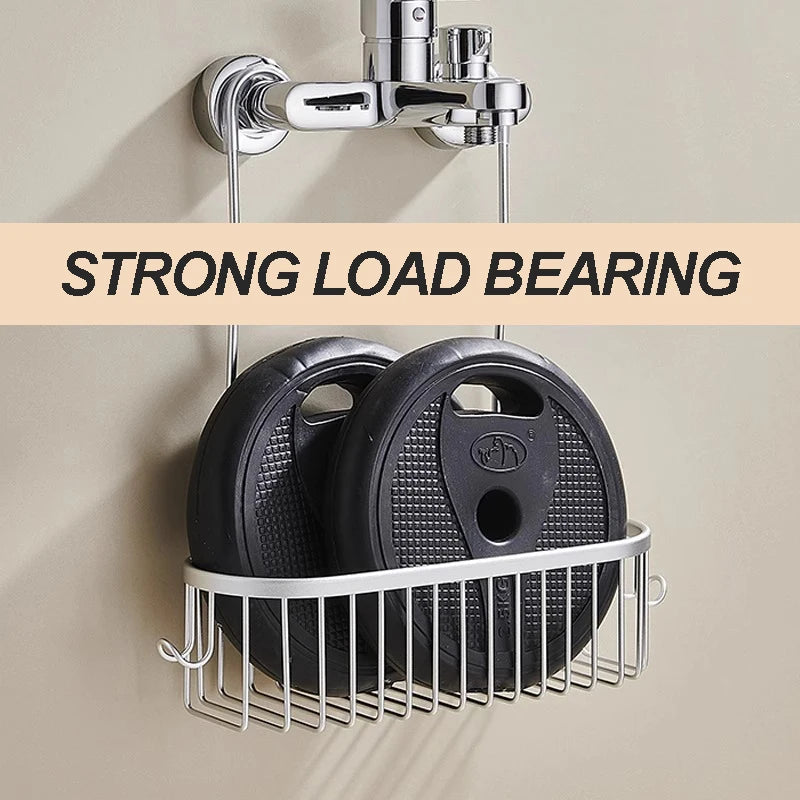 Hanging Shower Caddy with Hooks – product detail view 5