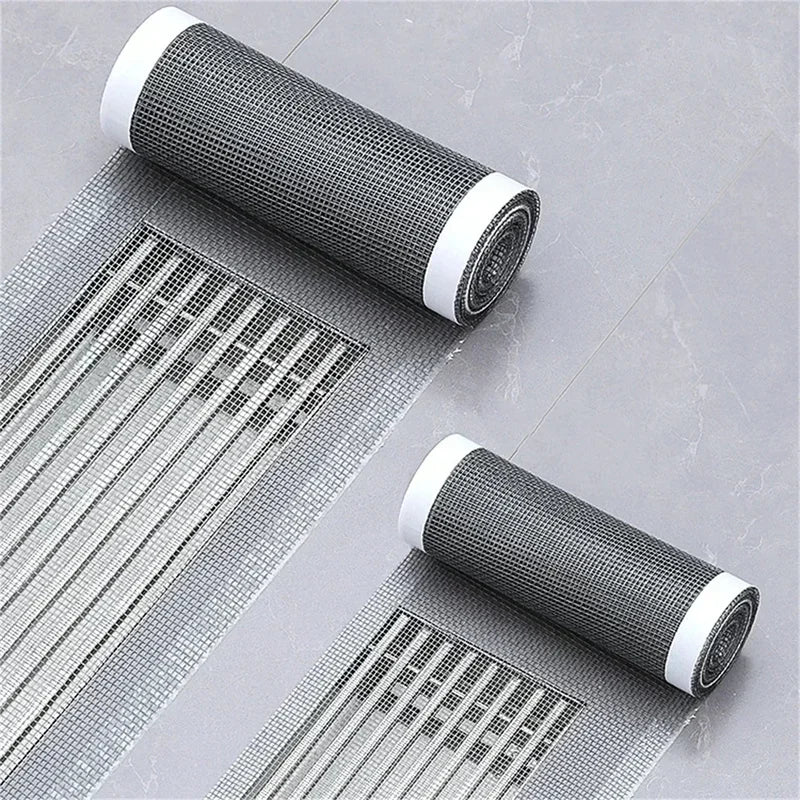 Self-Adhesive Shower Drain Hair Catcher Mesh Roll – product overview