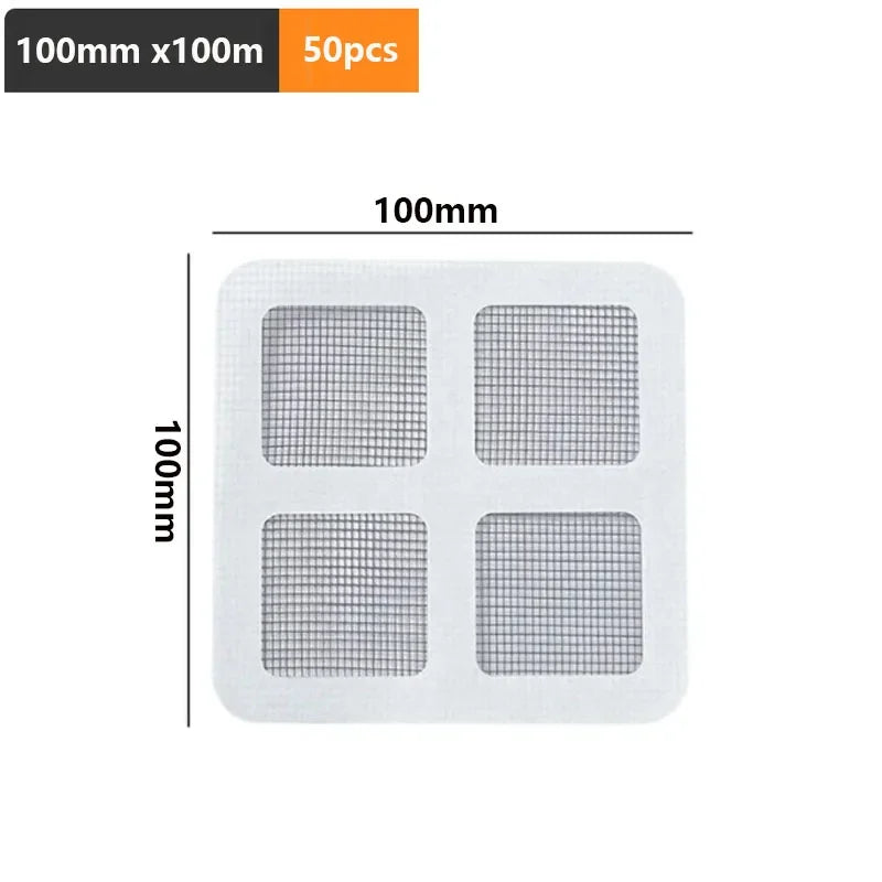 Self-Adhesive Shower Drain Hair Catcher Mesh